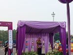 Photo Sambutan Sekda Kabupaten Tangerang, Soma Atmaja saat membuka Wahana Permainan Anak Gratis selama tujuh hari, dan Kegiatan UMKM jelang Perayaan Hari Jadi Ke-394 Kabupaten Tangerang bertempat di Alun-alun Tigaraksa, Senin (12/10/2026)